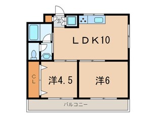 甲南岡本ハイム（112）の物件間取画像